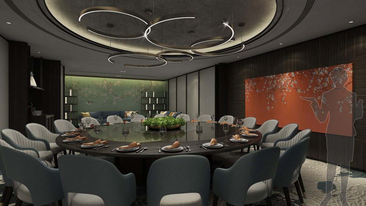 華國飯店宴會廳3D