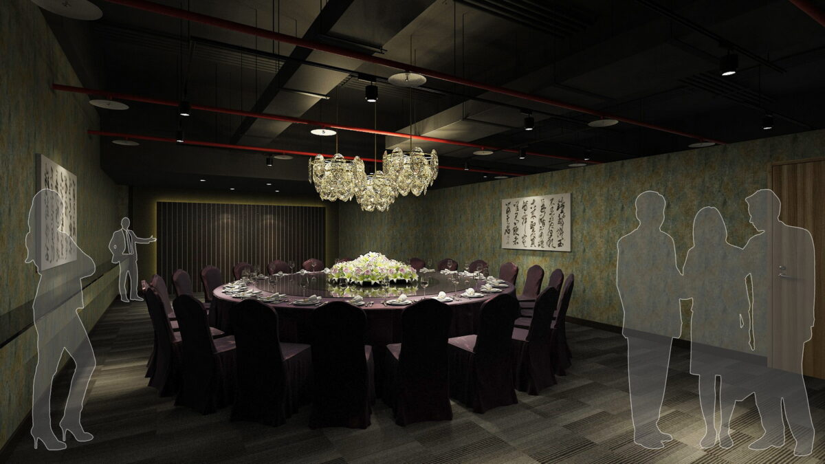 華國飯店宴會廳3D